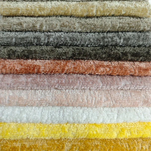 100% Polyester Jacquard Chenille Fabric for Sofa Cover