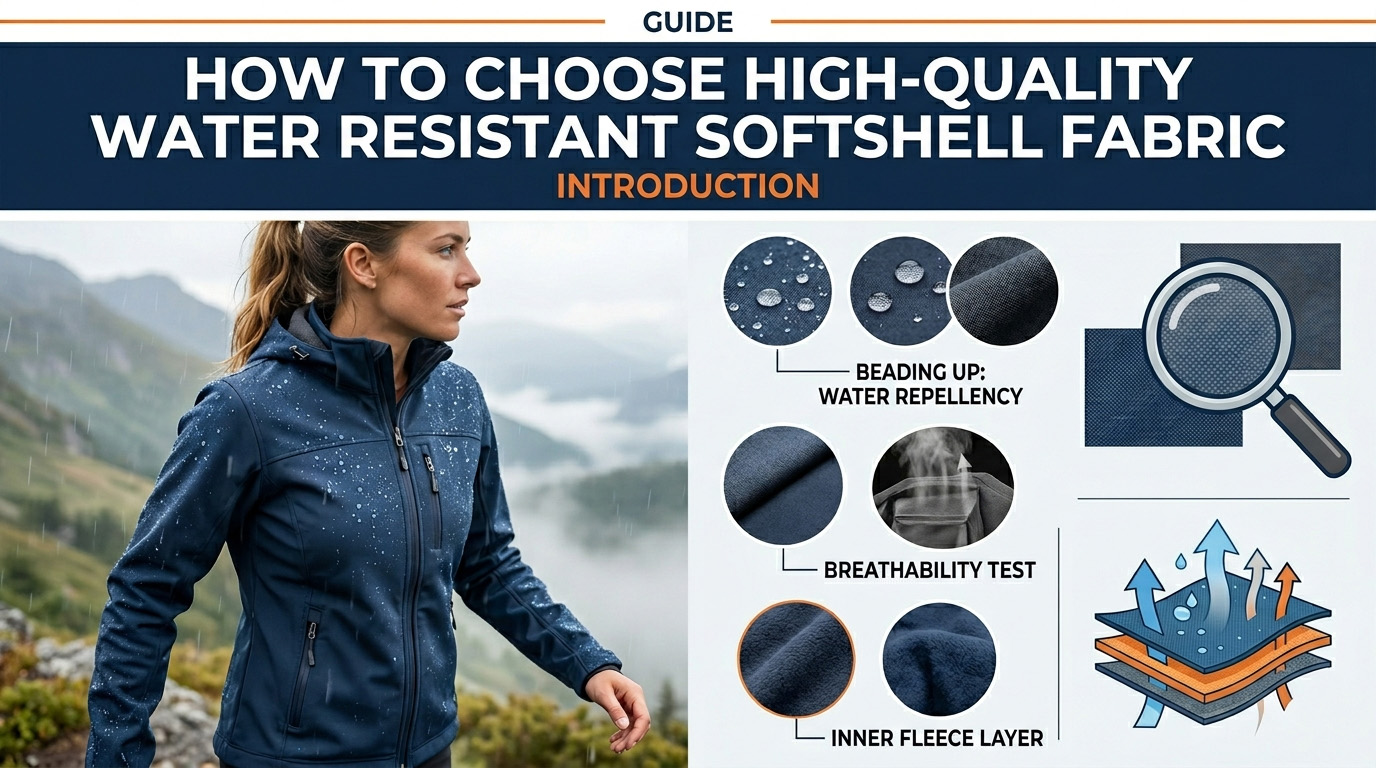 Quam eligere Summus qualitas aquae resistens Softshell Fabric
