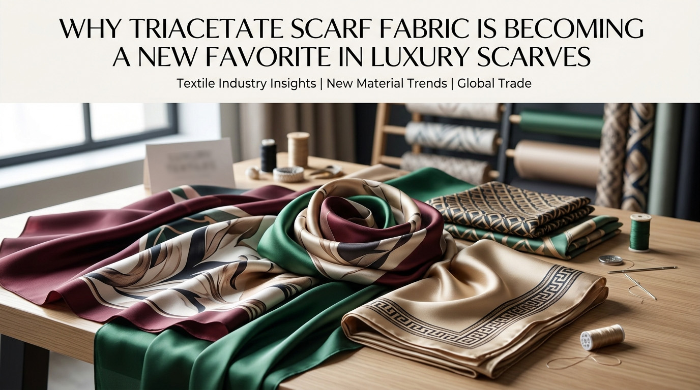 Cur Triacetate Fascia Fabrica Fit novus Bibliothecae in Luxuria Scarves?