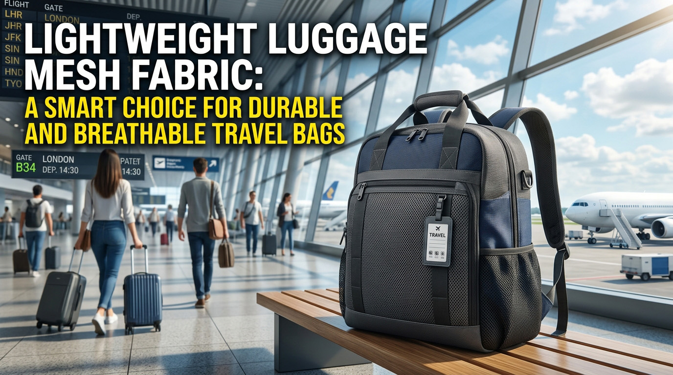 Leve sarcina Mesh Fabric: A Smart electione dura et spirabilis Travel Sacculi