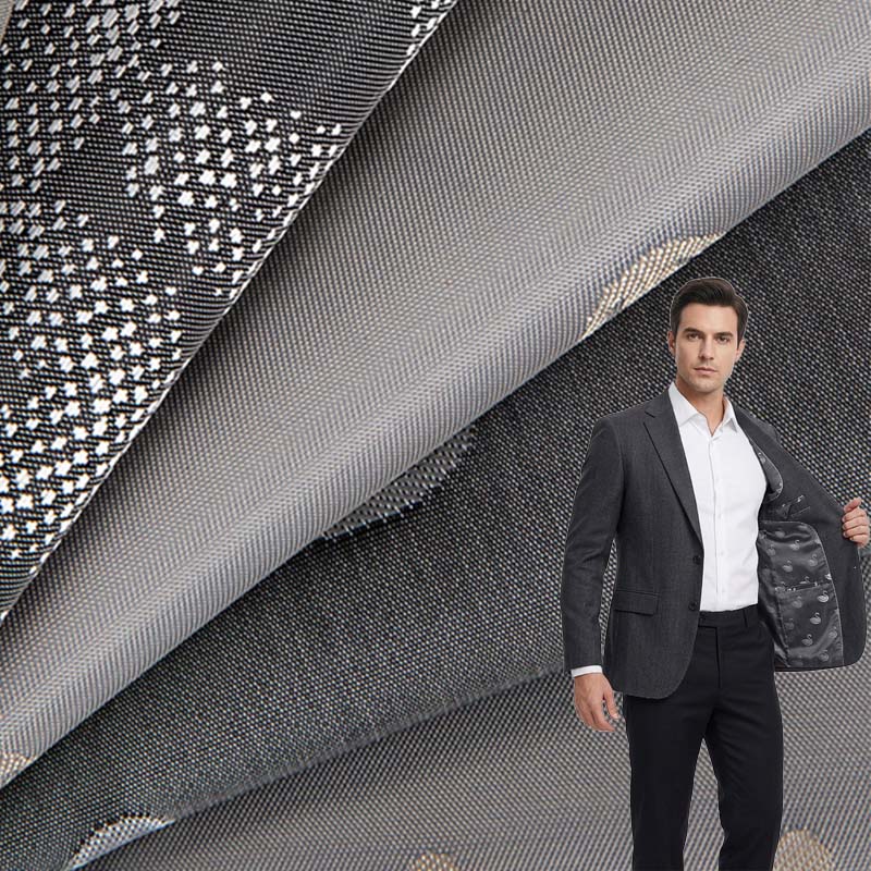 Polyester Viscose Mixta Jacquard Lining Fabric